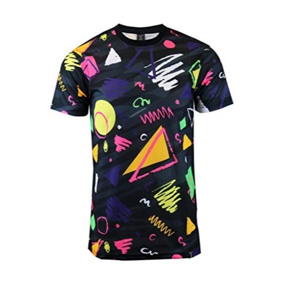 SCREENSHOTBRAND Other - SCREENSHOTBRAND Mens MEDIUM Stylish 80's Classic Retro Print T-Shirt